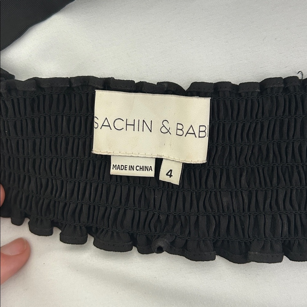 Sachin + Babi Black Crop Top - Picture 4 of 5
